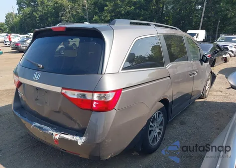 2011 Honda Odyssey Ex-L из США, поврежденный, VIN 5FNRL5H62BB039570